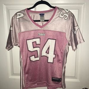 Pink Teddy Bruschi women's Patriots Jersey